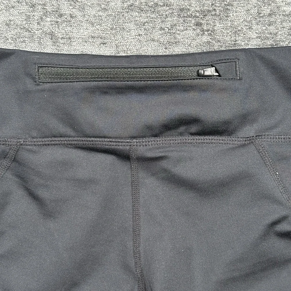 Nike Dri Fit Women's Size XS Running Tights Athletic Pants Black Crop CD8214-010